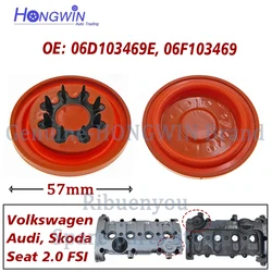 1/2/5/10 06D103469E 06F103469 Valve Cover Membrane For Volkswagen Golf Variant Audi A4 S4 A3 S3 Avant Skoda Seat 2.0 FSI 2001–07