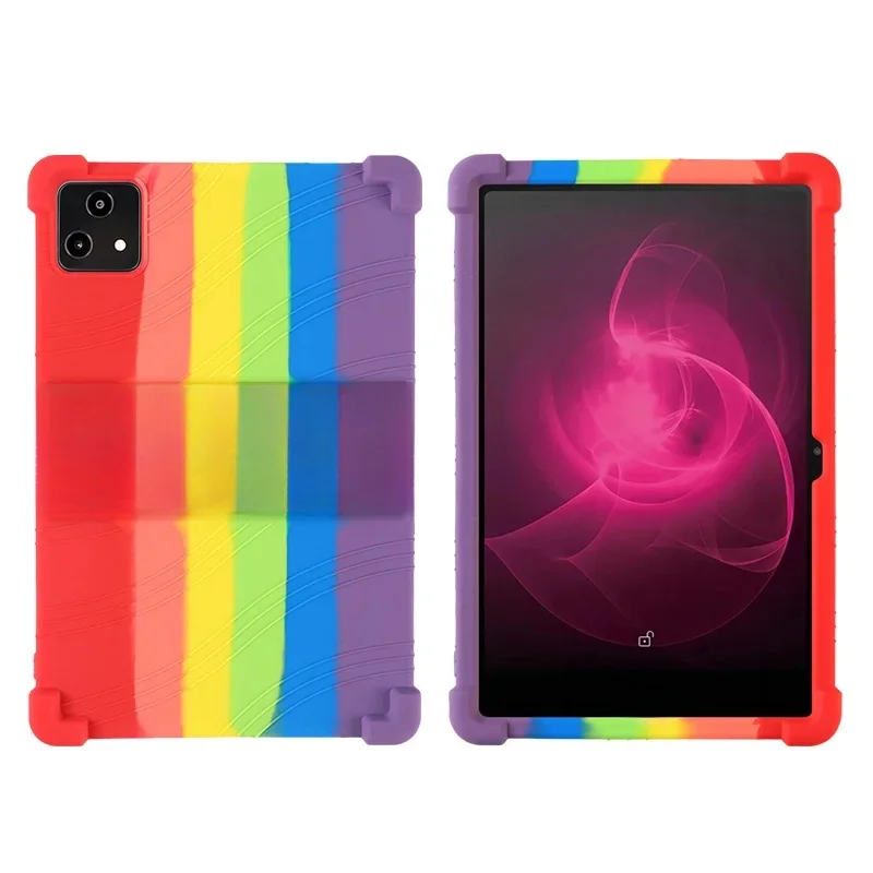Do tabletu T-Mobile REVVL Tab 5G 10,36 cala Super odporny na wstrząsy silikonowy futerał ochronny stojak pokrywa miękka — zdjęcie produktu 6