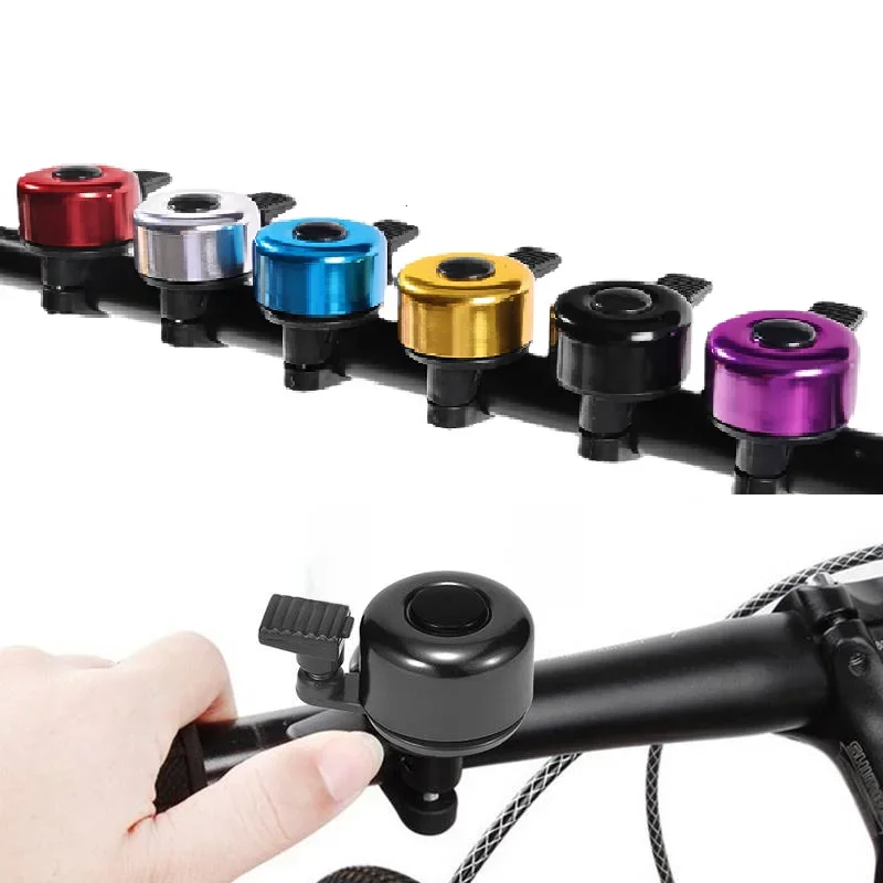 AliExpress NONE Bicycle Bell MTB Bike Sound Alarm Horn For Safety Warning Cycling Handlebar Metal Ring MTB & Road Bike Accessories New