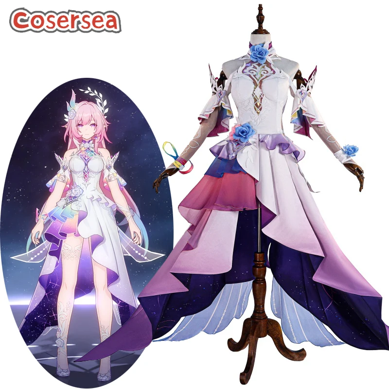 

Cosersea Cyrene Косплей Костюм Игра Honkai: Star Rail Cyrene Хэллоуин Женское Платье Ролевая Игра Вечеринка Униформа Cos Наряд Полный комплект