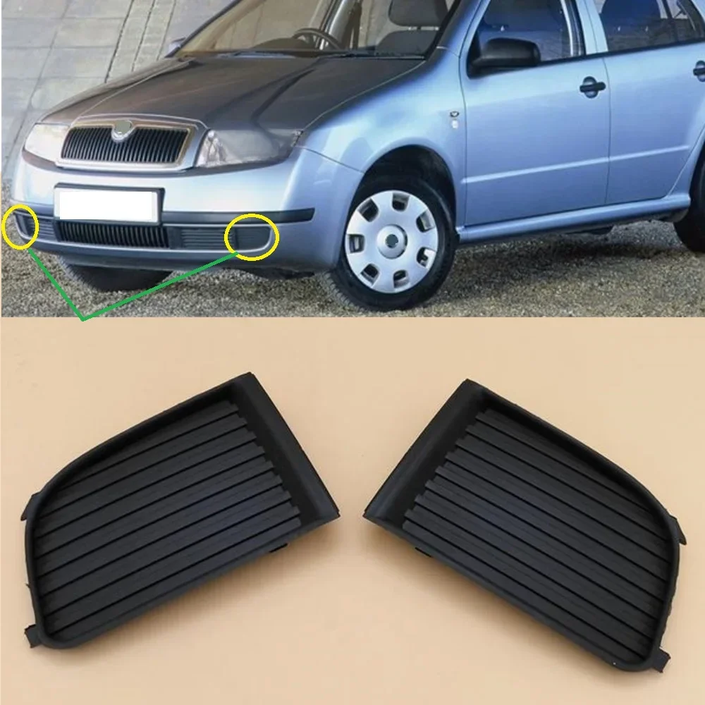 Dla Skoda Fabia MK1 2000 2001 2002 2003 2004 Stylizacja samochodu Przedni zderzak Światło przeciwmgielne Osłona kratki — zdjęcie 2