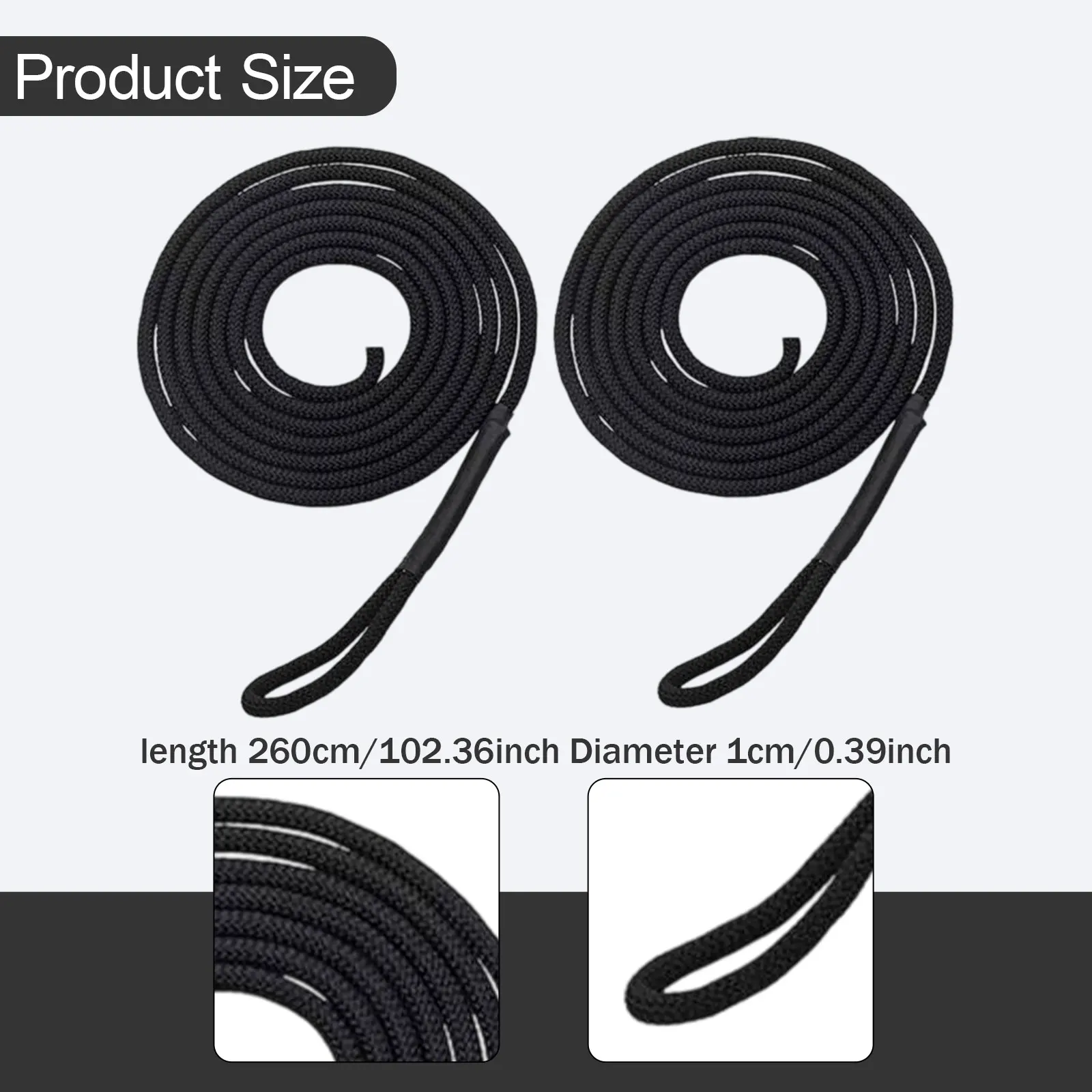 2 قطعة بيلاتيس المصلح سحب الحبال العصابات ل بيلاتيس الأساسية السرير معدات التمرين بيلاتيس الأساسية معدات السرير الأجهزة أحزمة الحبال #3