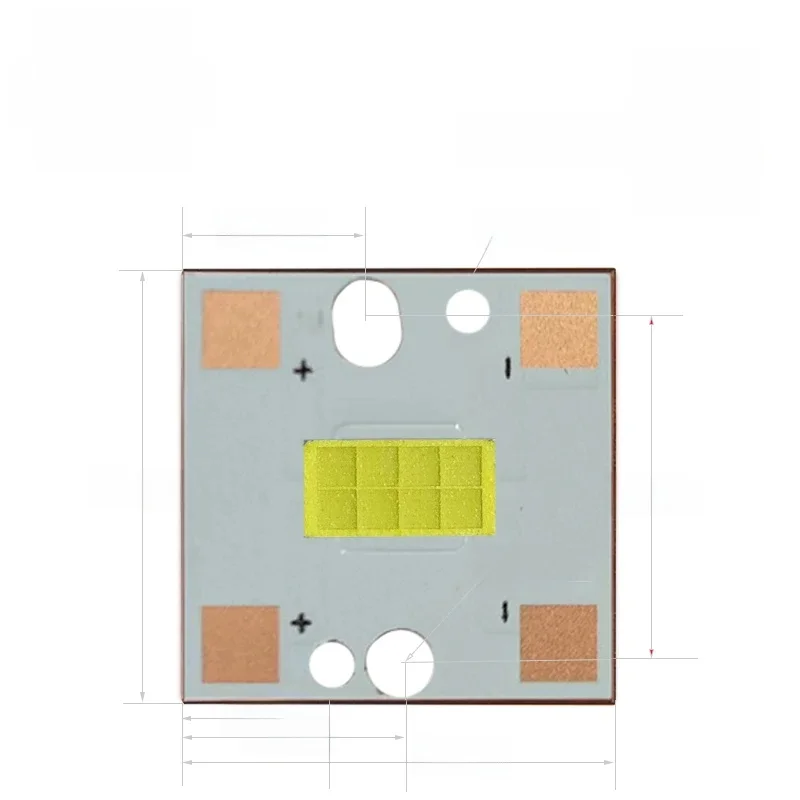 DC 12V led 3570 led chip led 12V reflektor samochodowy reflektor motocyklowy 40W białe światło jasne światło koralik csp chip LED SMD — zdjęcie 2