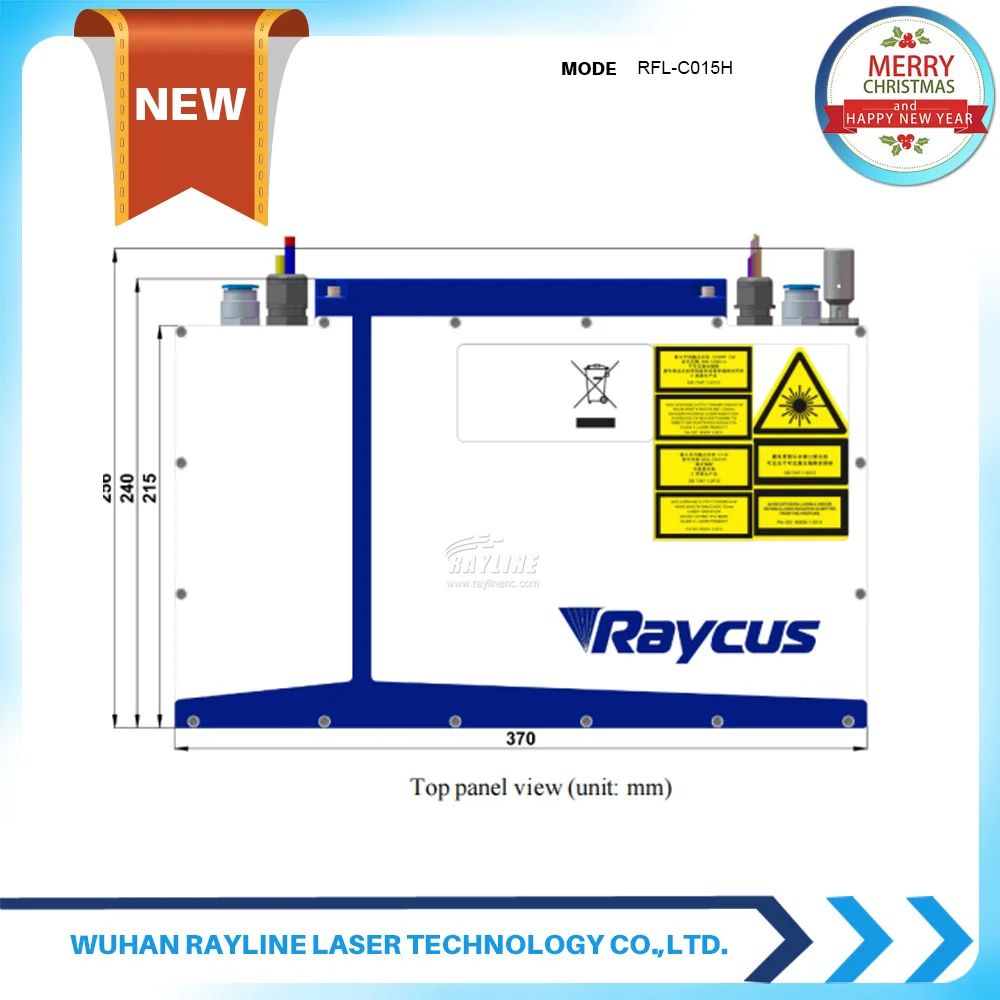 Raycus Fiber Laser Source 1000w 1500w 2000w Laser Welding Equipment Parts Laser Source Raycus Multifunction