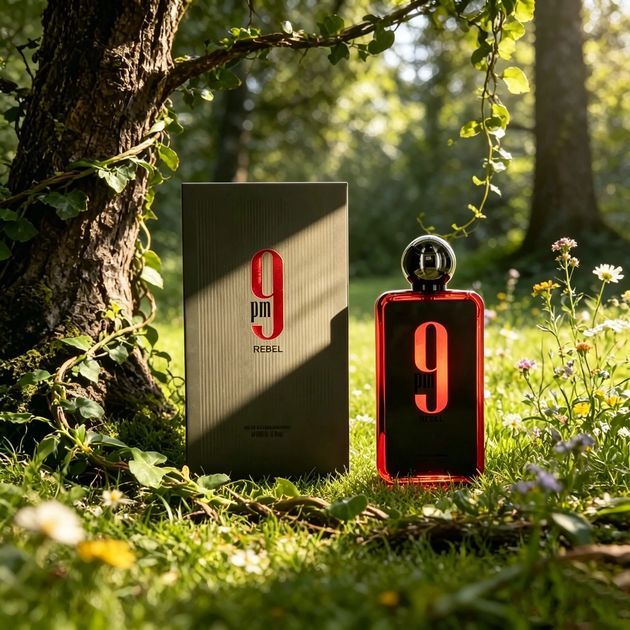 

9 PM Red 3.4oz 100ml Unisex EDT Spray | Premium Natural Long-Lasting Daily Fragrance