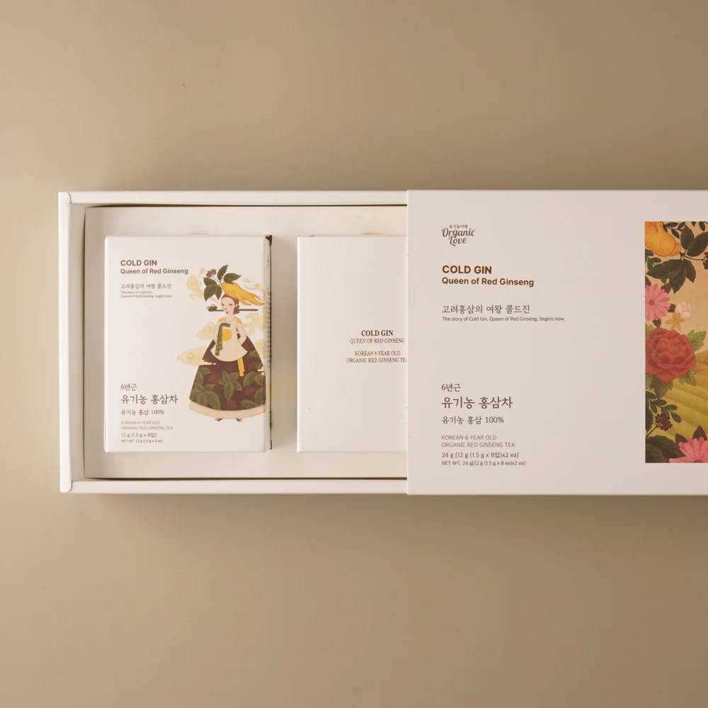 가정의달 프리미엄 6년근 유기농 홍삼차 선물세트(2set)
