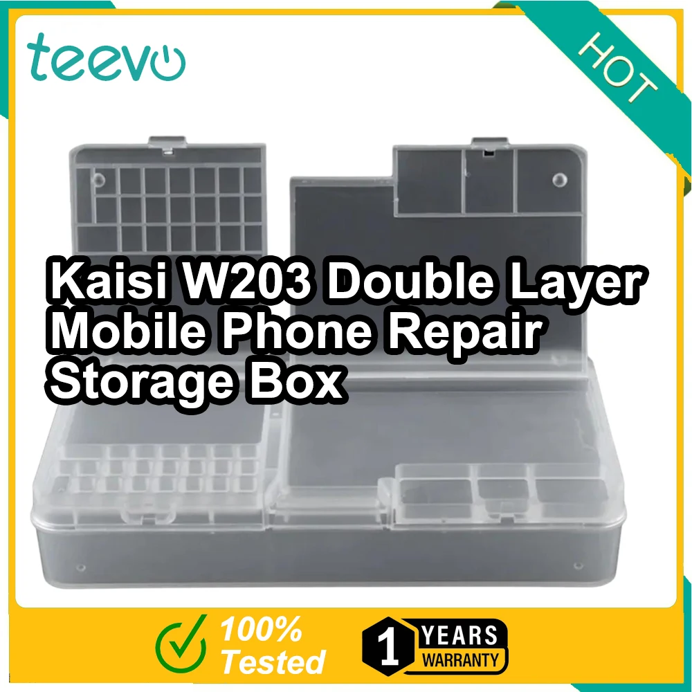 

Teevo Kaisi W203 Double Layer Mobile Phone Repair Storage Box