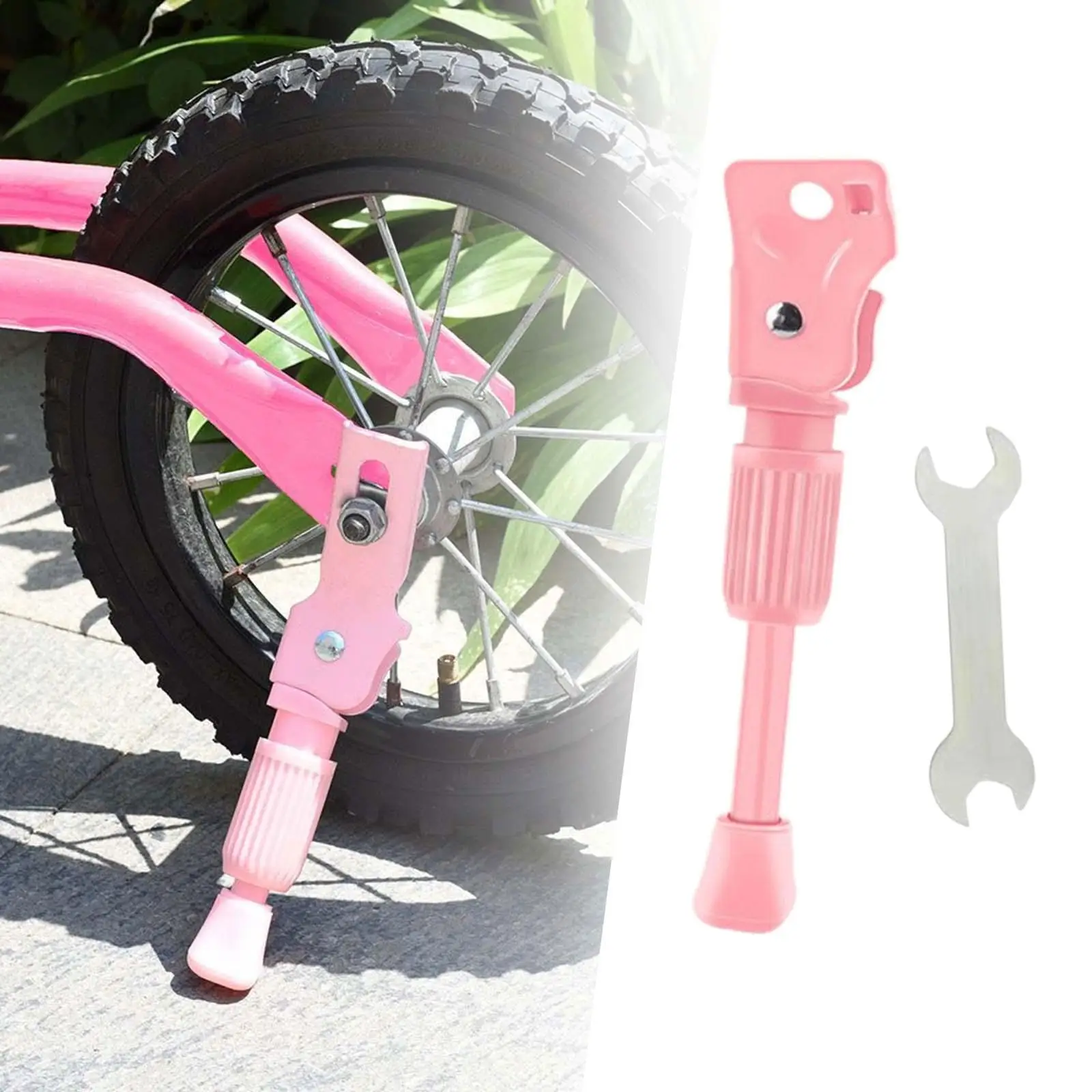 Kids Bike Kickstand Bicycle Side Support Stand Folding Bike Rear Side Single Mount for Boys Girls Bikes Accessories Replacement - view 2