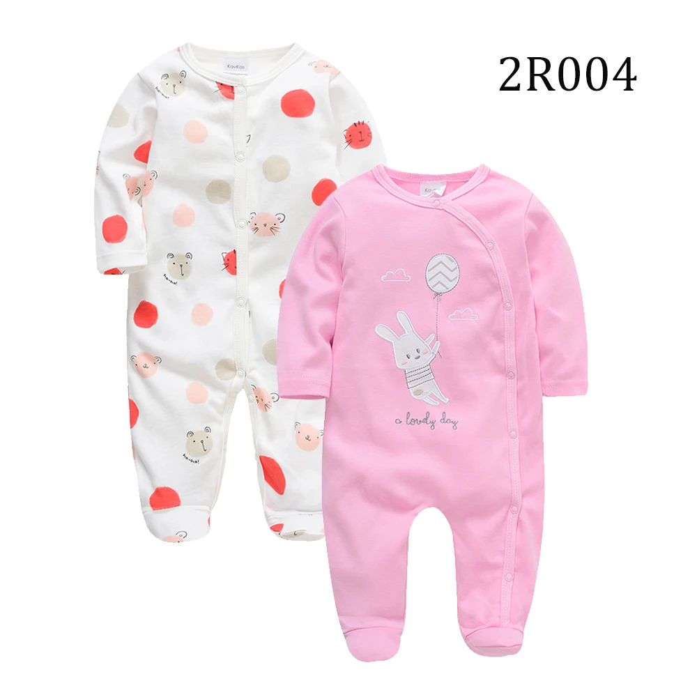 KAVKAS-Pelele para bebé de 0 a 12 meses, ropa para recién nacido, 100% algodón, ropa infantil de manga larga, pijamas, monos baratos