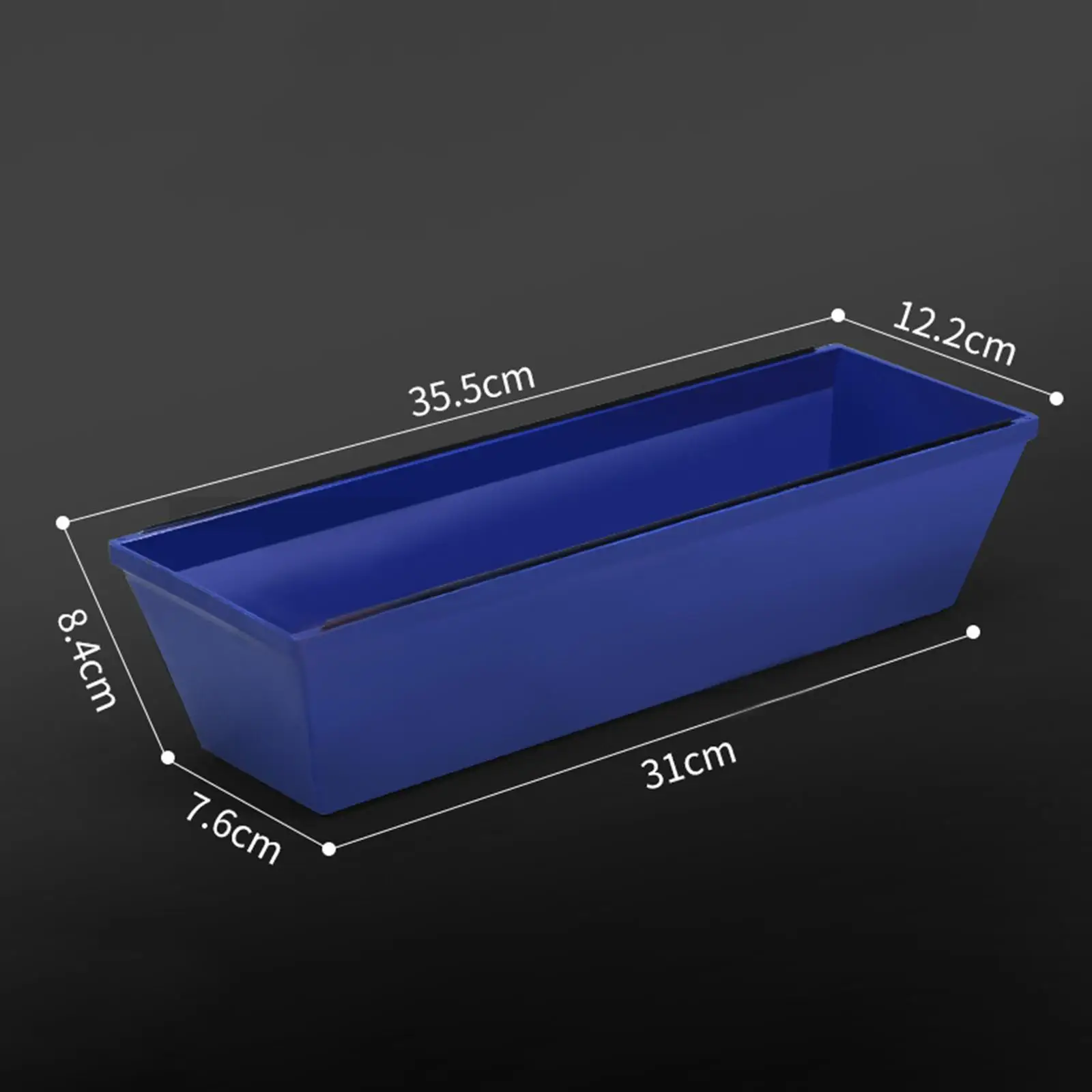 Drywall Mud Pan Plastering Tapered Sides Durable Professional Quicker Knife Cleaning Drywall Masonry Tool Tray Bucket