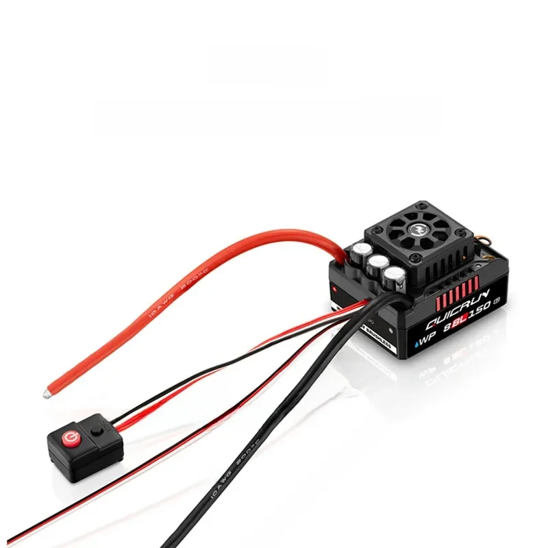 Hobbywing Quirun Wp8bl150 G2 150a 3-6S Waterdichte Sensorloze Borstelloze Esc Voor 1/8 Vrachtwagen Monste Vrachtwagen Rc Auto - afbeelding 2