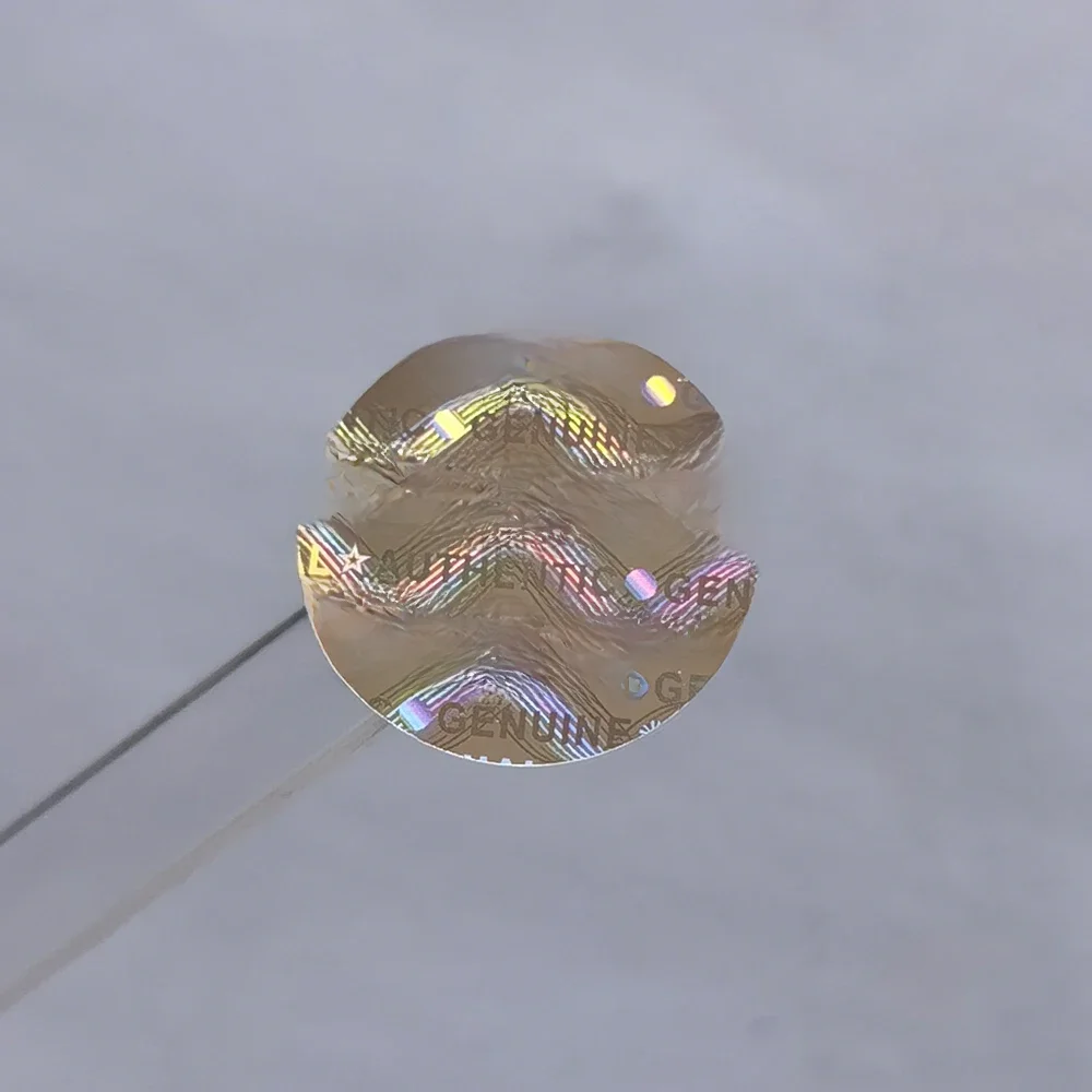 2000 sztuk 15mm x 15mm, hologramowe naklejki gwarancyjne, oryginalna etykieta zabezpieczająca przed manipulacją, własne logo — zdjęcie produktu 7