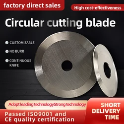10pcs Paper cutting round blade machine circular disk circular cutting knife round saw blade circular rotary blade