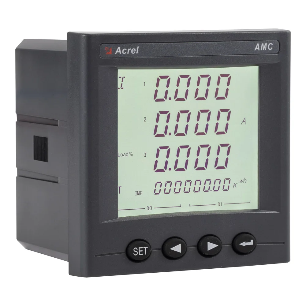 Acrel AMC96L-E4 Smart Energy Meter with LCD Display RS485 Modbus RTU 3-Phase Power Monitoring 0.5S Accuracy