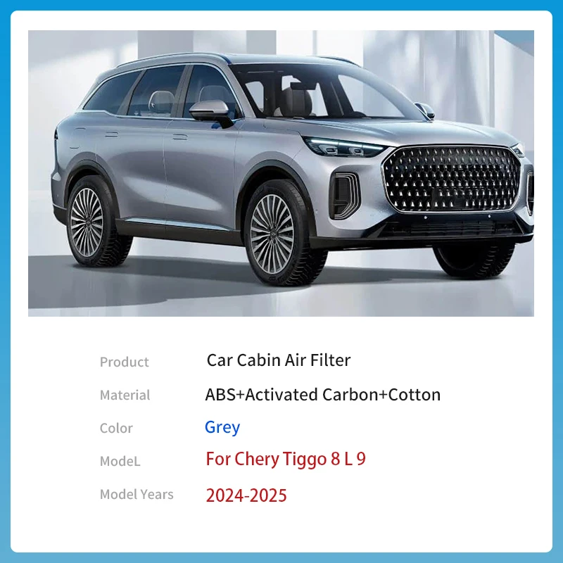 Car Cabin Air Filter For Chery Tiggo 8 L 9 2024 2025 Car Pollen Cabin Air Filter Includes Activated Carbon Car Accessories PM2.5