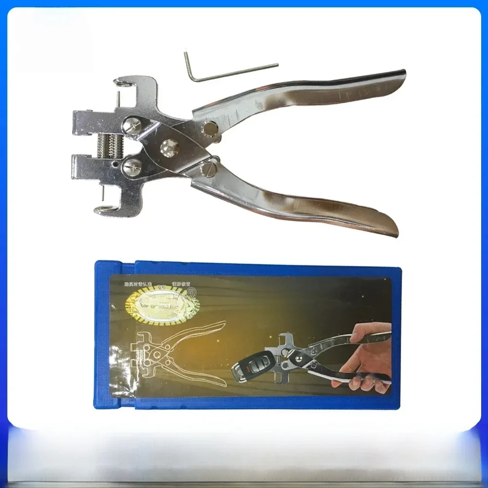 Pince de démontage de clé de voiture – Outil de pliage de clé à distance pour l'installation de lames de clé rabattable et des broches de retrait – Kit de réparation de serrurier