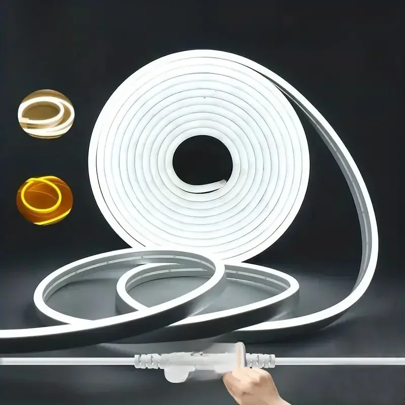 Touch Sensor LED Neon Sign Light Strip 5V USB Dimmable Waterproof Neon Lamp Flexible Tape Silicone Bedroom Backlight DIY Decor