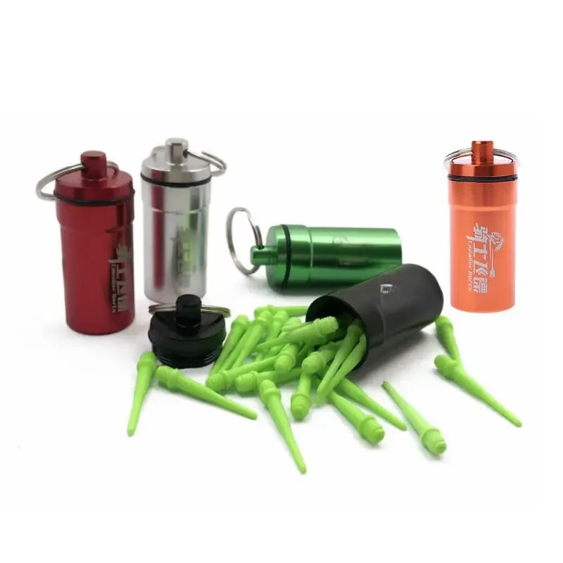 Boîte de rangement pour pointes de fléchettes 270C, étui de rangement pour pointes de fléchettes souples, boîte de transport Portable, protection des vols, porte-anneau, accessoires pour clés