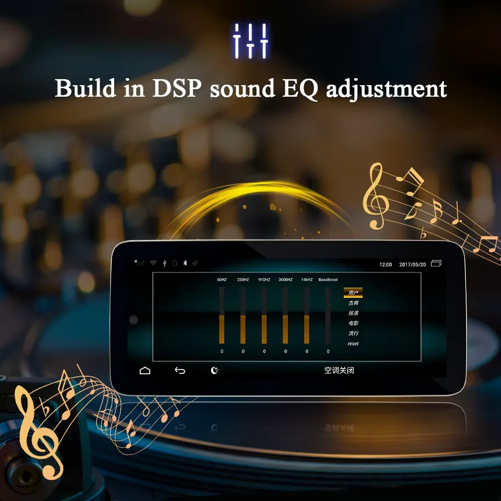 Hualingan Carplay Multimedia For Mercedes Glk Android Screen Radio Replacement Stereo Upgrade Backup Cameras Bluetooth GPS Navi