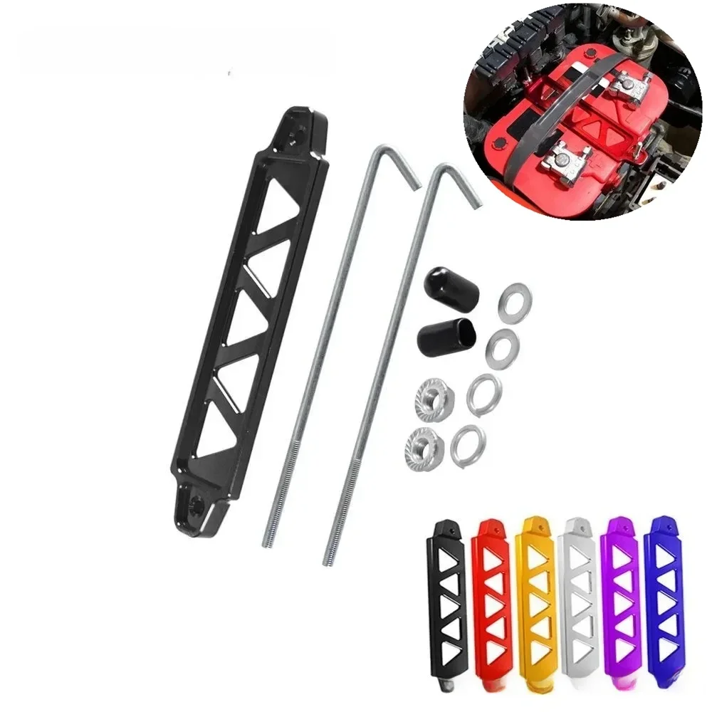 Support d'arrimage de batterie universel pour Subaru, barres de fixation en aluminium pour Honda Civic EK EG, support de batterie vers le bas BT-1006