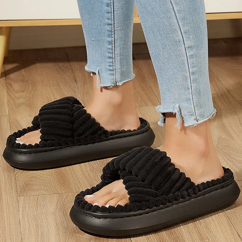 EVA Summer Platform Slippers Women Fashion House Slippers Soft Memory Foam Spring Autumn Girls Slides Designer