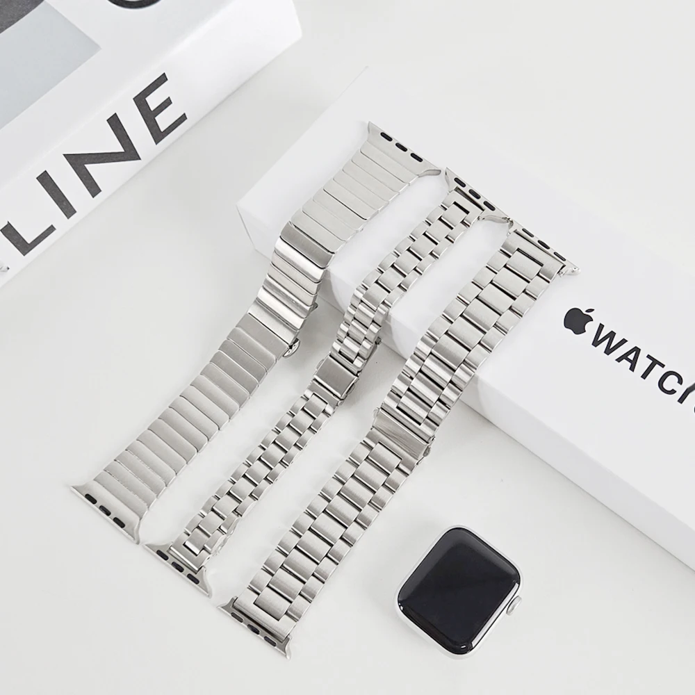 Metal chain strap + watch strap for Dage Apple watch