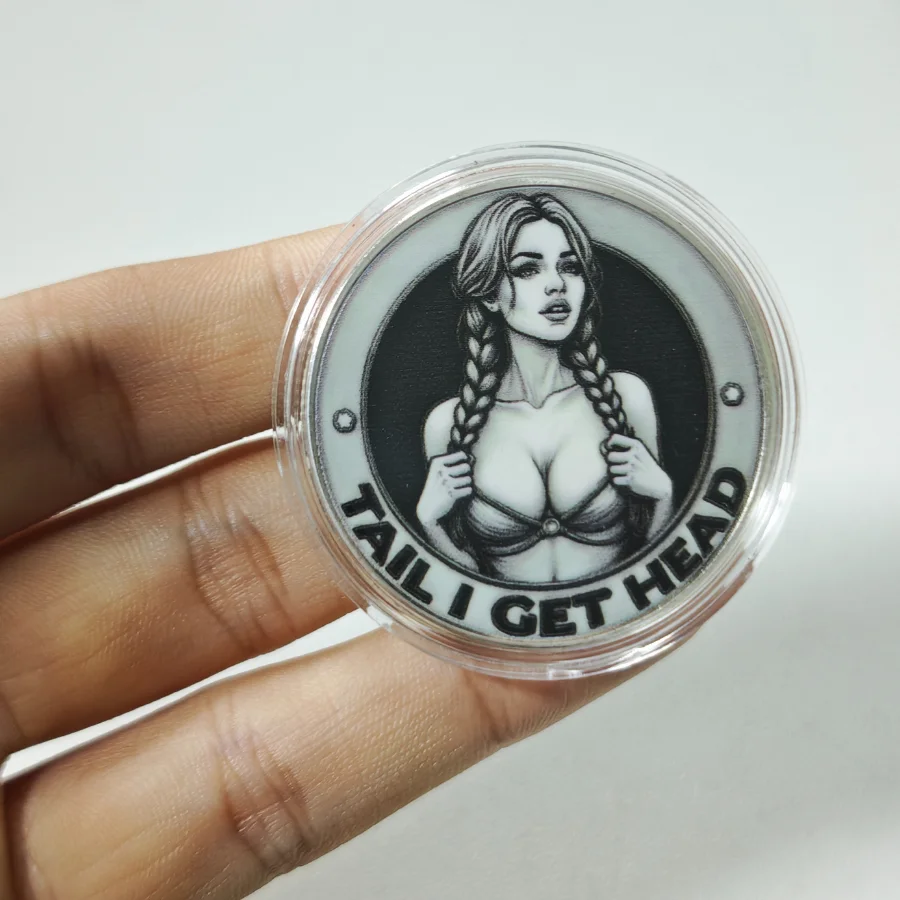 عملة تذكارية معدنية لعام 2025 - هدية حرفية أنيقة لديكور المنزل وزخرفة سطح المكتب وهدايا العطلات #3