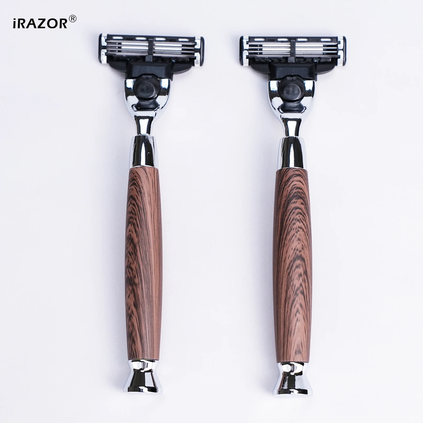 iRAZOR 클래식 우드 그레인 면도기 3날 마하3 호 - Men'S Grooming Underarm 리뷰 및 가격
