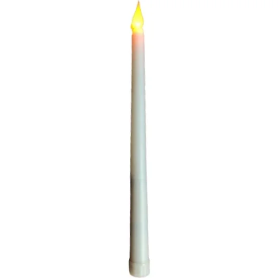 Led Candlestick Candle White 28 cm