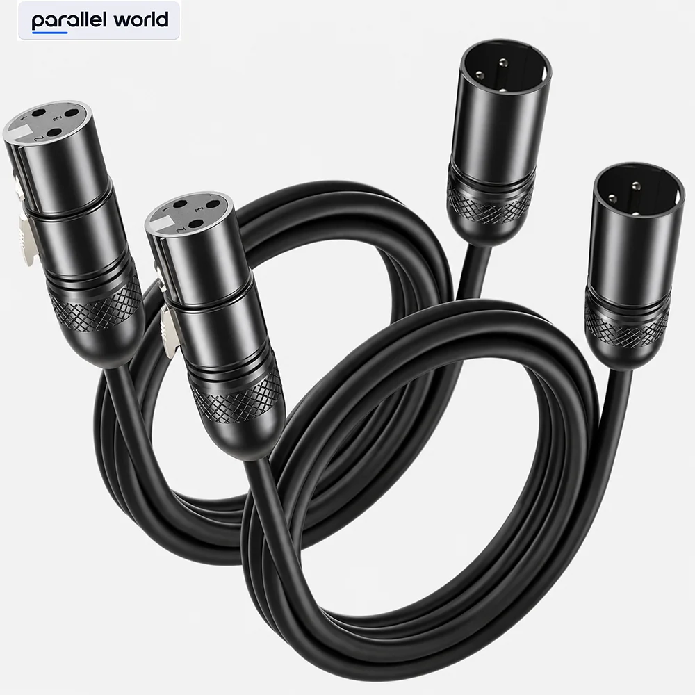Cable Xlr Balanced - 2PCS XLR Cable 3 Pin Male