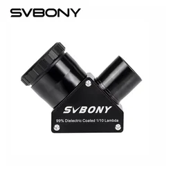 SVBONY SV223 1.25 inch 90-degree Clicklock 99% Reflective Dielectric Coating Diagonal Mirror 1/10 Lambda Black