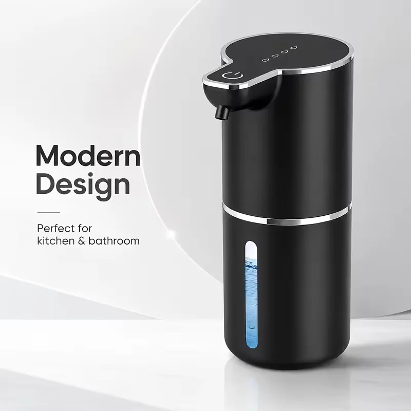Smart sensor electric soap dispenser, advanced automatic soap dispenser, hand soap dispenser, kitchen sink soap dispenser, wall-mounted foam soap dispenser, suitable for homes, hotels, dormitories, wall-mounted/desktop dual-use and other places