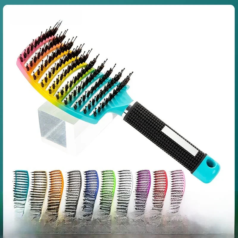 1pc Magic Scalp Massage Haarborstel voor dames - Professioneel ontwarrend hulpmiddel voor nat krullend haar - Kappershulpmiddel - afbeelding 2