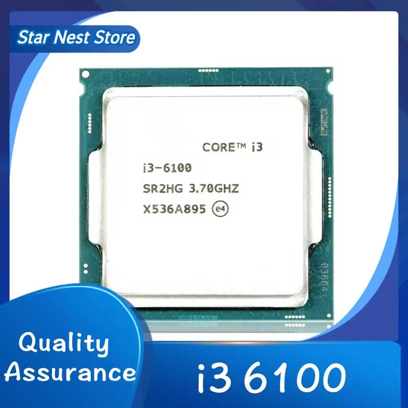 Core i3 6100 3.7GHz Dual-Core LGA 1151 cpu processor