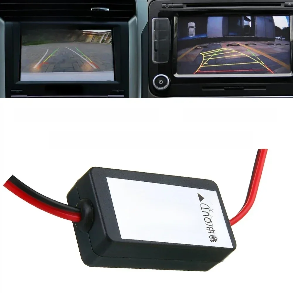 Redresseur de filtre 12V DC pour caméra de recul de voiture, élimine les interférences, connecteur de came de voiture, condensateur de relais de puissance