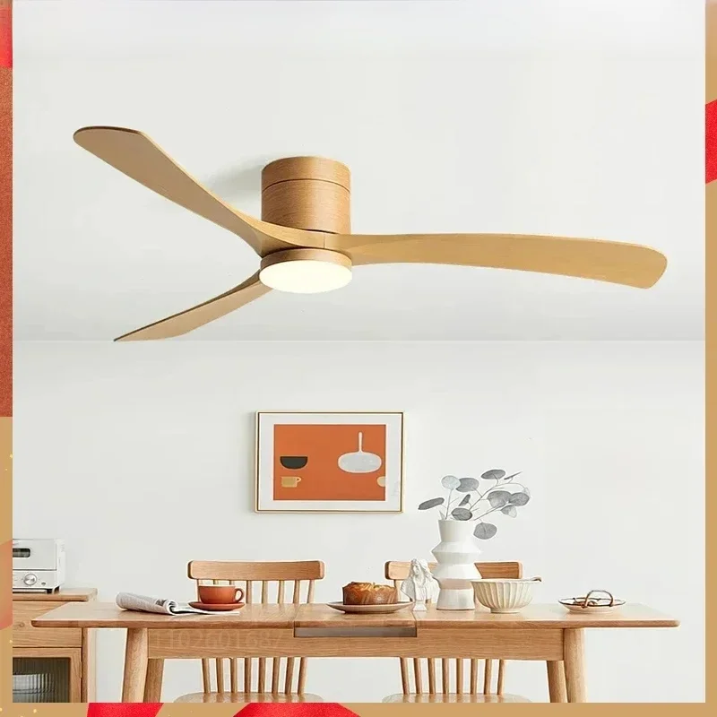 2025 46 Zoll Deckenventilator mit niedrigem Boden, moderne schwarze ABS-Blatt, DC-Fernbedienung, LED-Leuchten, Restaurant, Schlafzimmer, 110 V, 220 V