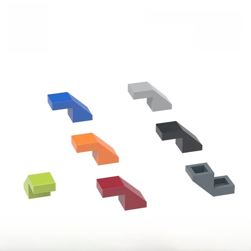 Wange 238 pièces/lot 28192 pente 2x1 avec découpe sans blocs de goujons accessoires de couleur compatibles avec l'assemblage de jouets pour enfants en brique