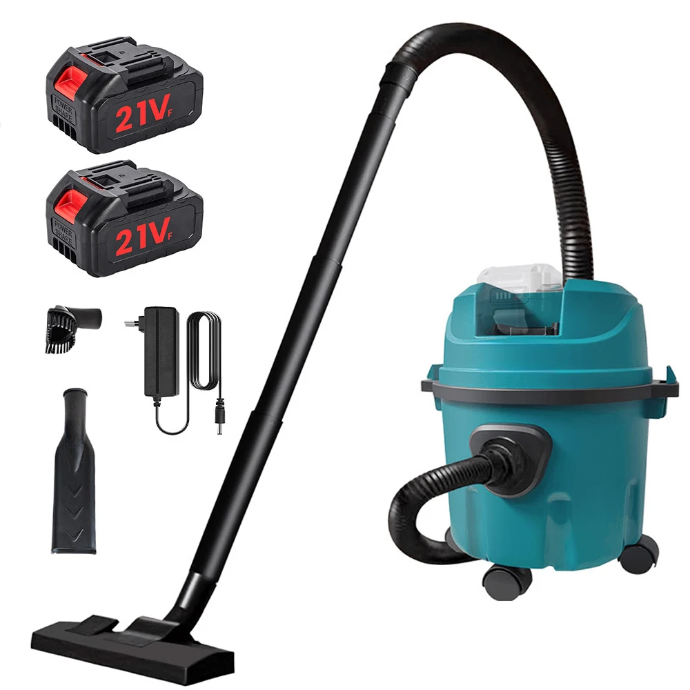 Nat/Droog Draadloze Stofzuiger 10L Vat Stofafscheider Draagbare Thuis Auto Gebruik Schoonmaken Power Tool Voor Makita 18V batterij