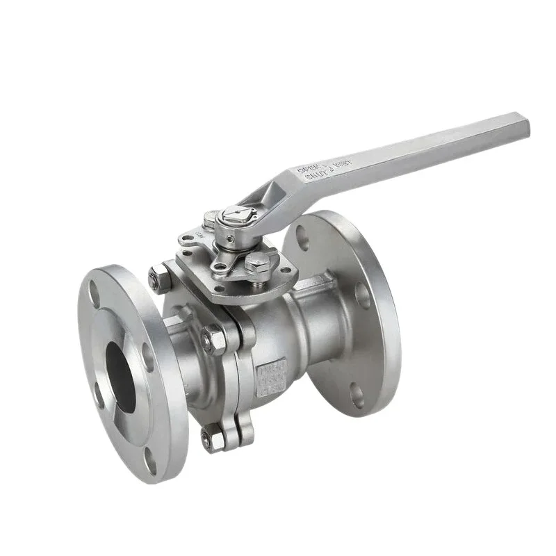 صمام كروي شفة قياسي أمريكي 150LB/300LB صمام كروي ذو نعل عالي مع مقبض SS304