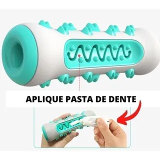 Brinquedo pet 3x1 mordedor osso massage ador gengiva entfernung tártaros escova de dente para cachorro cão haustiere