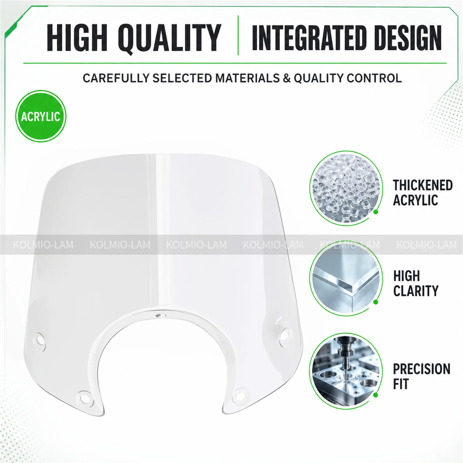 Fit for BV 500 Beverly 125 500 400 Beverly 250 300 Tourer 250 300 Motorcycle Clear Windshield Windscreen Screen