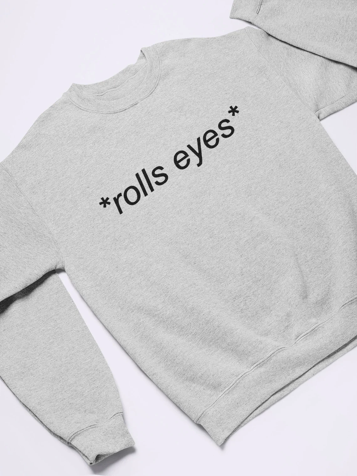 

Skuggnas Rolls Eyes Sweater Aesthetic Clothing Sarcastic Jumper Long Sleeved Fashion Cotton Sweatshirt Unisex Fashion Tops