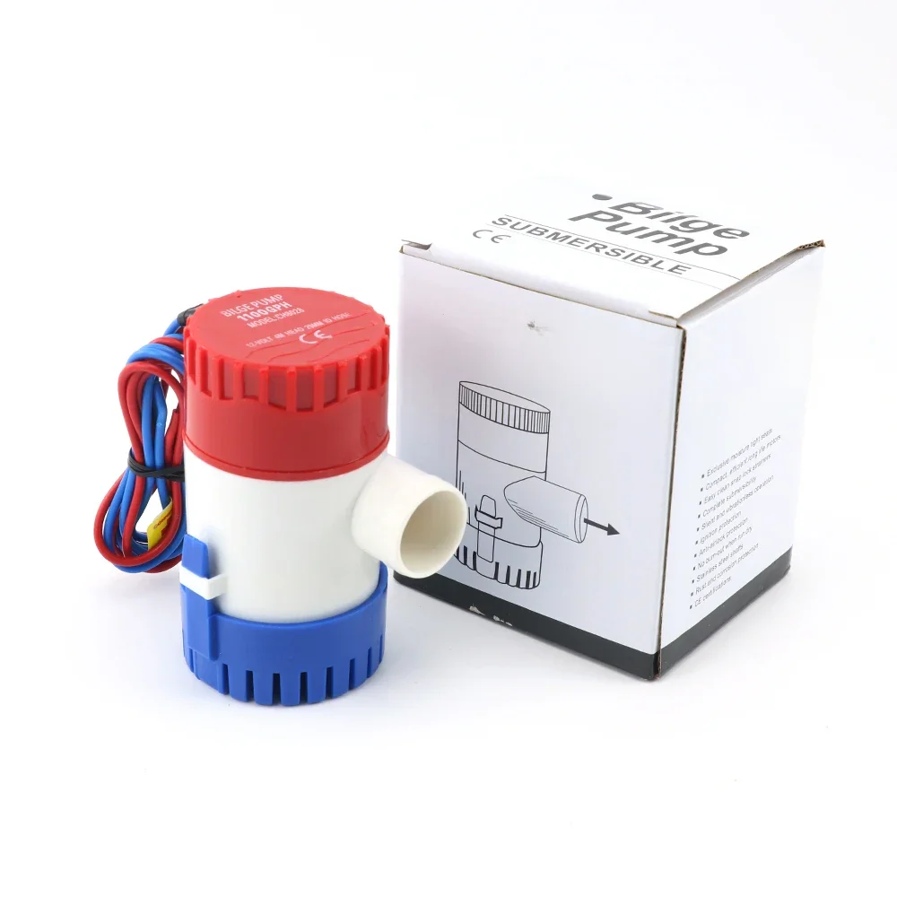 12V Vacuüm Waterpomp Dompelpomp Marine Boot Lenspomp 1100GPH Waterpomp Gebruikt In Boot Watervliegtuig Motor Woningen Woonboot - afbeelding 2