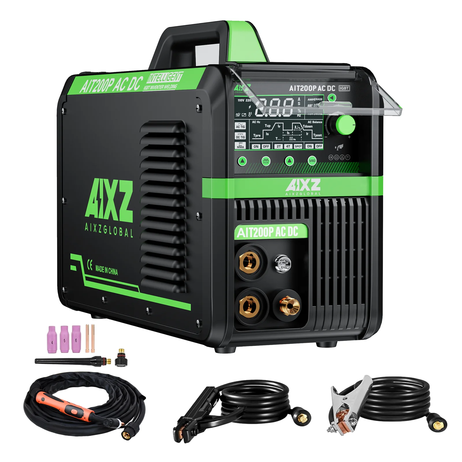 Tig Welder Machine - AIXZ 단일 펄스 230V 180A 용접기,