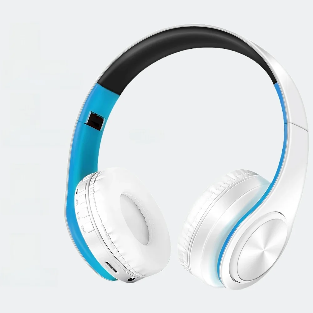 Słuchawki bezprzewodowe stereo Bluetooth z mikrofonem, obsługą kart TF i funkcją rozmów telefonicznych, model Colorfuls Music 2026 — zdjęcie produktu 7