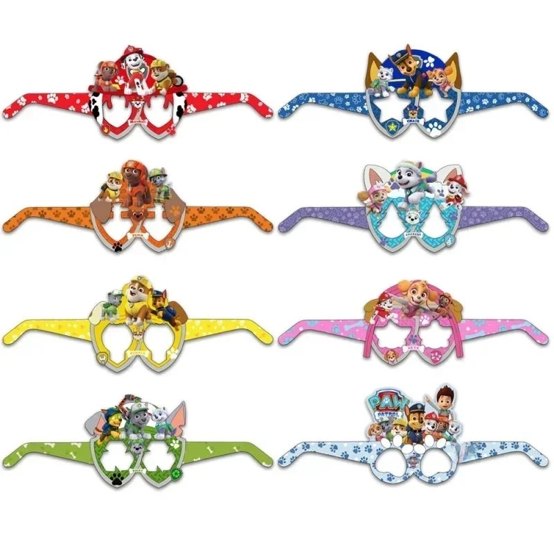 PAW Patrol – Photo de fête à thème, accessoires amusants, lunettes en papier, cadeaux d'anniversaire pour enfants, jouets
