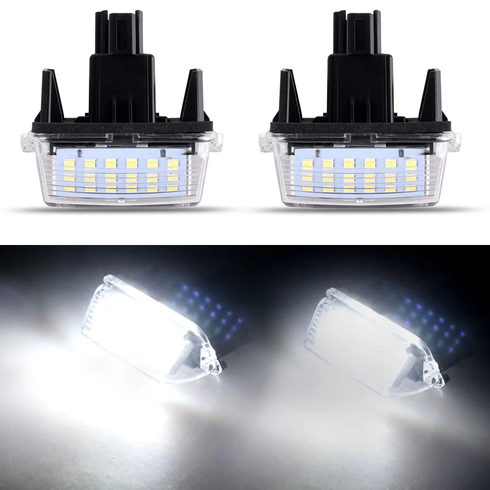 

LED License Plate Car Accessories,Lights for Toyota Camry - High Brightness Waterproof Rear Number Plate Lamp (2 Pack)