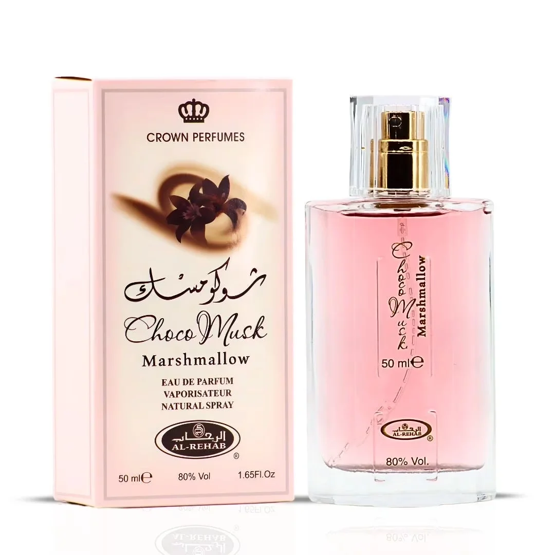 Choco Musk Marshmallow Eau De Parfum Women's Fragrance 50ml Sweet Chocolatey Marshmallow Scent Feminine Perfume