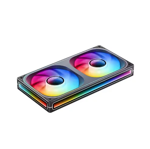 Jonsbo ZB-240 Black White 120mm RGB Case Fan Advanced Computer Cooling New Stock Air Cooler Gaming Aluminum Copper 12V
