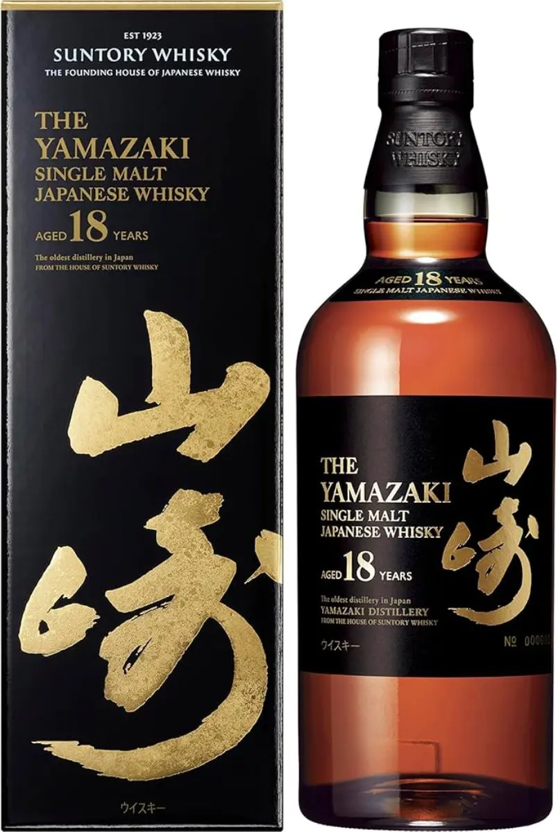 Whisky de malta individual Suntory Yamazaki 18 años [Japón 700ml] [con caja de regalo]